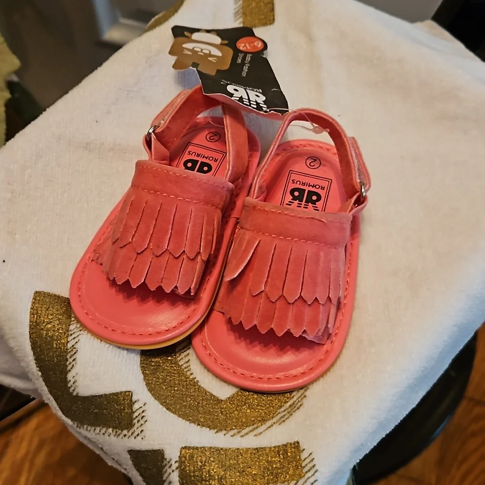 Pink Moccasin Sandals